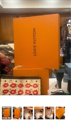 Louis Vuitton Empty Orange Gift Box