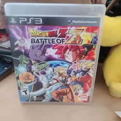 Playstation 3 Game Dragon Ball Z Battle Of Z 