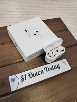 Apple Airpods 3rd Gen - $1 DOWN TODAY, NO CREDIT NEEDED