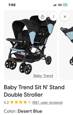 Baby Trend Double Stroller It’s A Sit’n Stand Stroller 