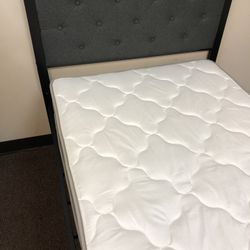 Twin Bed Frame With Mattress 