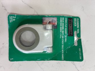 Everbilt White Wall Mount Cleaning Tool Holder – Unused