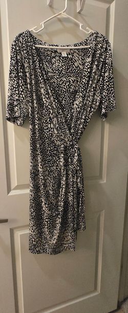 Motherhood Maternity Black and White Dress XL