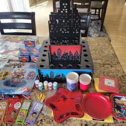 Superhero Theme Birthday Decorations And Party Gifts