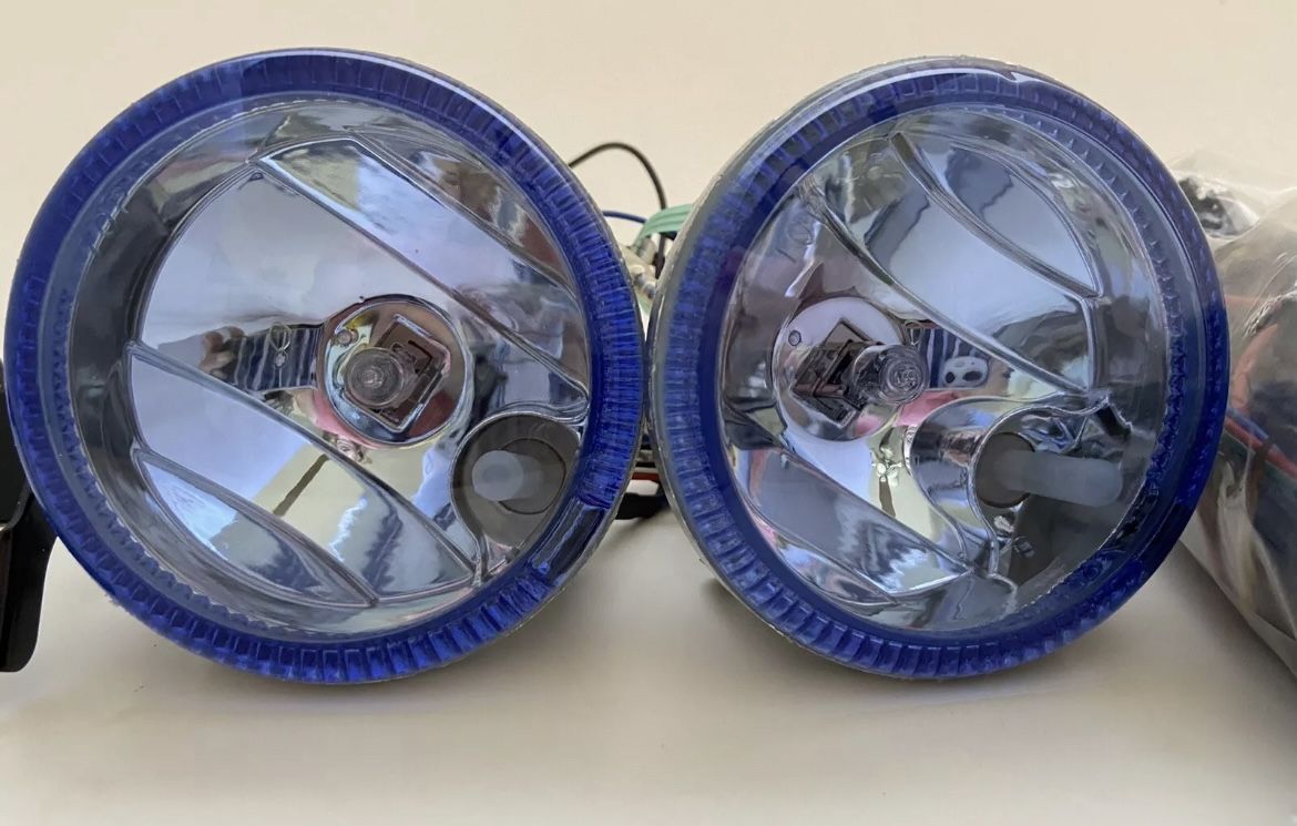 3.5" Universal  DRIVING LIGHTS Accent Ring Halo & White Strobe SET 3 in 1