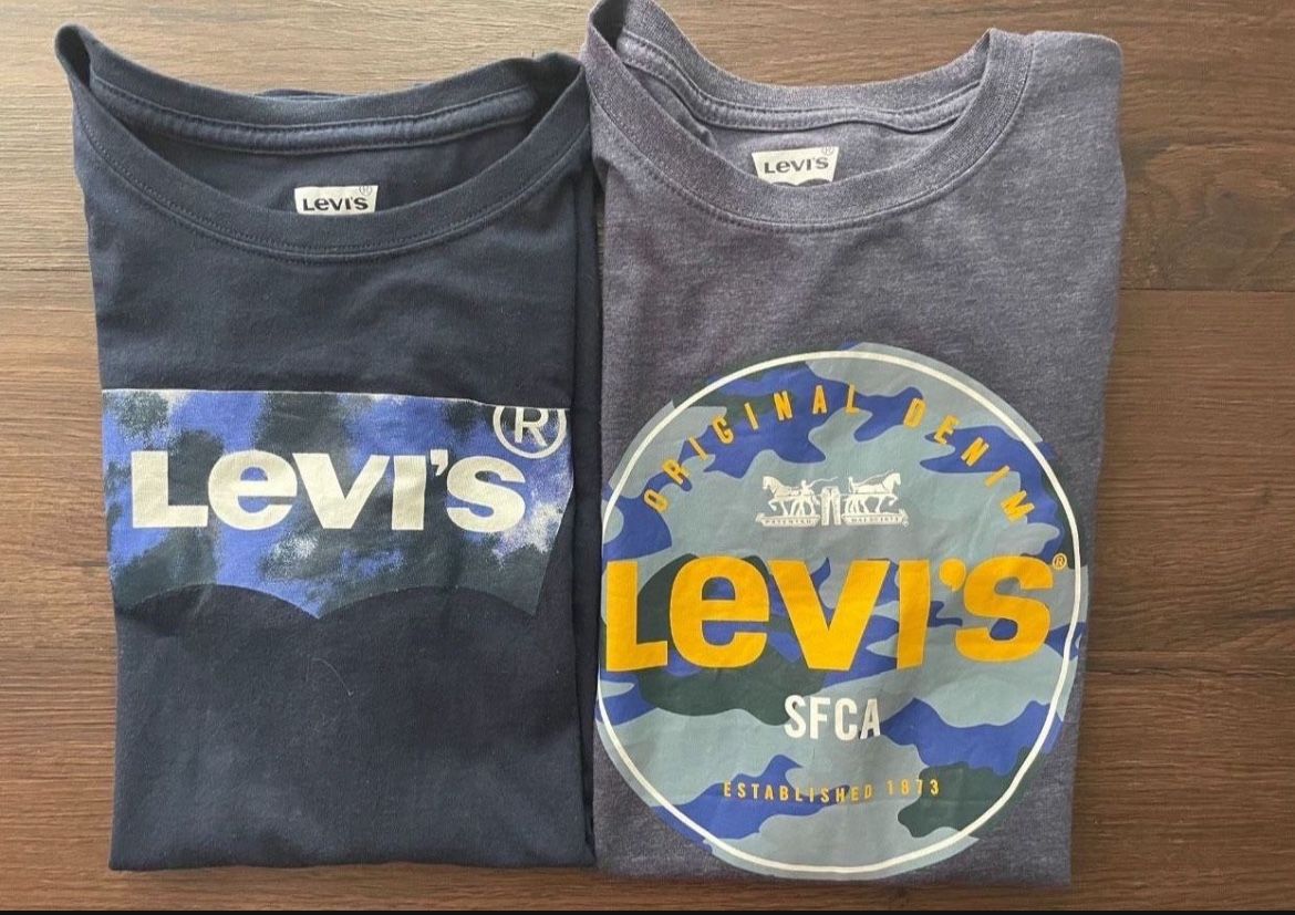 Like New Kids T Shirts Levis, Size 12Y $10 for both