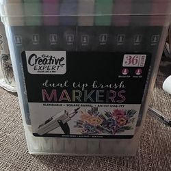 Creative Dual Tip Brush Markers