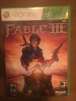 Xbox 360 fable 3