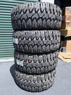 (4) 33x12.50R22 Patagonia M/T Milestar