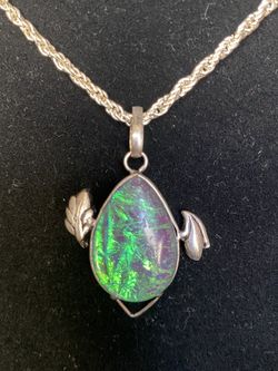 Iridescent Murano pendant