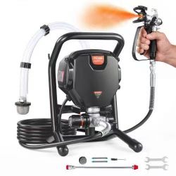 535}Stand Airless Paint Sprayer, 3000PSI 750W Efficient Electric Airless Sprayer,for Home Interior and Exterior Furniture and Fences, Handheld Paint S