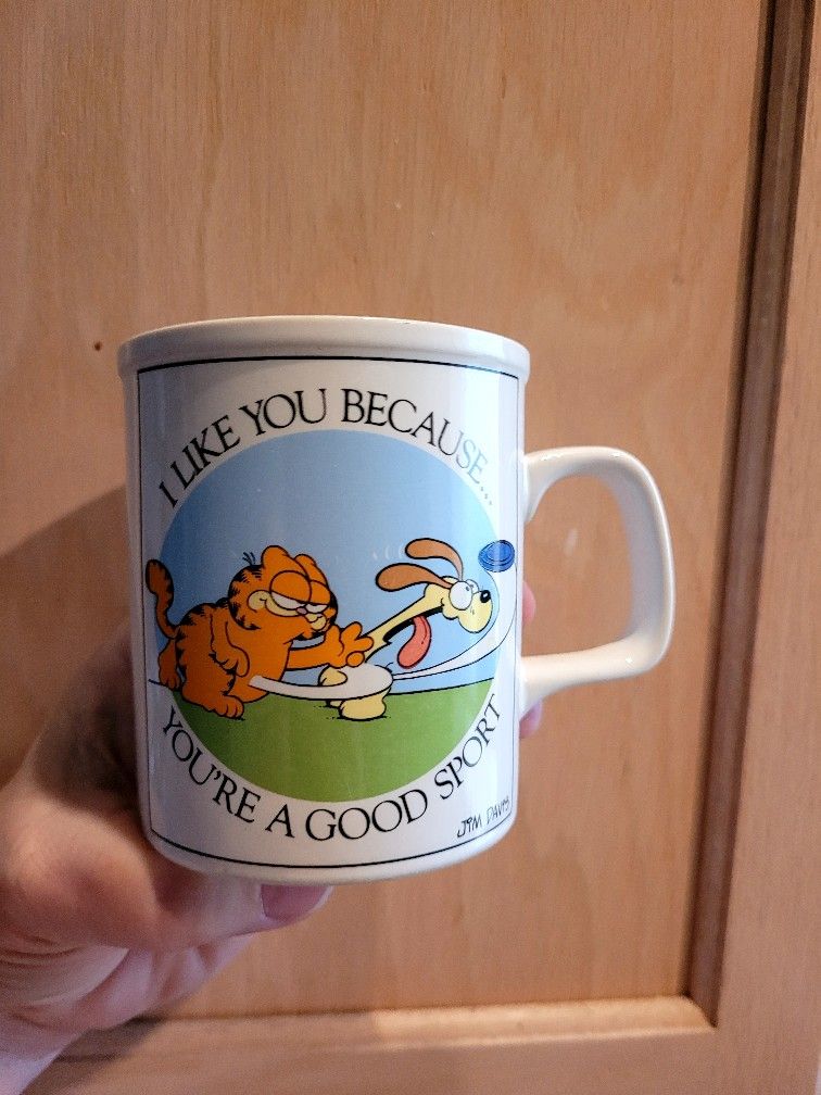 Vintage Garfield Coffee Mug.  Citca 1978