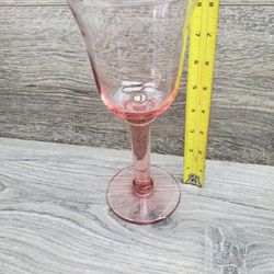 Pink Glass Set Of Four