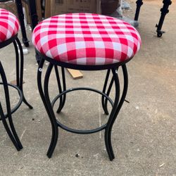 Country Style Bar Stools Set Of Two