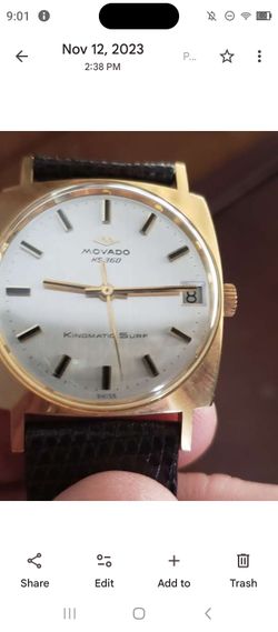 Movado Kingmatic Surf 1970s Automatic