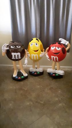 M&M's Character Figurine Statues Set of 3