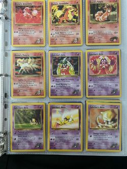 Vintage Pokémon / Gym Heroes & Gym Challenge Binder
