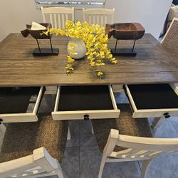 Dining Room Table With 6 Chairs