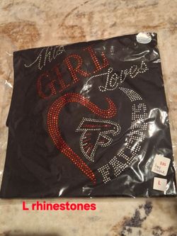 Long Sleeve Falcons Rhinestone shirts