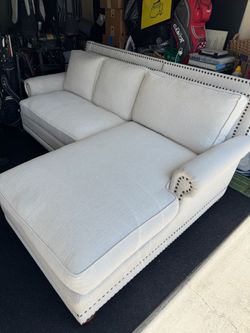 Very Nice Sofa with Chaise and footstool