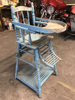 Antique Vintage High Chair