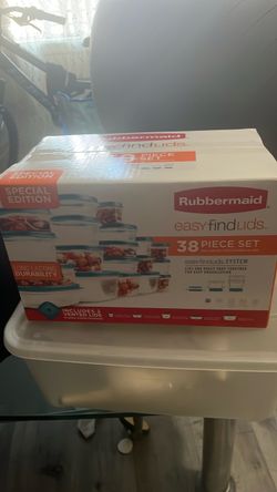 New 38 piece plastic container set