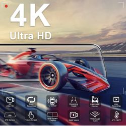 4K Mirror Dash Cam Front and Rear,10" LCD Touch Screen Rear View Mirror Camera para Carro Dual Dash Camera for Cars Camera,170°Wide Angle,Revers Assis