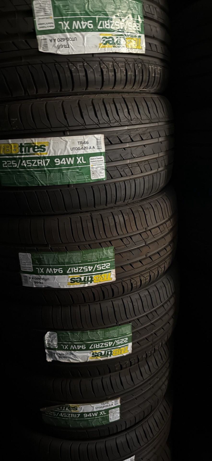 $295 Total 4 New Tires 225/45r17 Llantas Nuevas 225 45 17