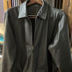 St. John’s Bay Brown XXL Men’s Leather Coat