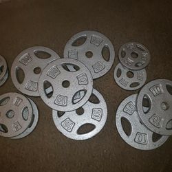 Weight Plates 80lbs. Total  - Great condition, No Rust. 