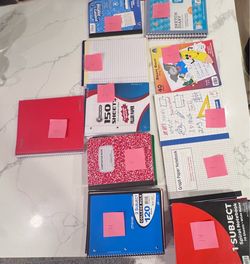 BACK TO SCHOOL - 32 Piece Notebooks & Paper Supply Lot (In Hand / New)
