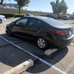 Hyundai Elantra 2016 Model Selling as is, Drives well but needs some minor parts  Currently not driving , some guys broke in the car and tried to stea