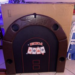 Raychee Leather 8 Person Poker Tables 