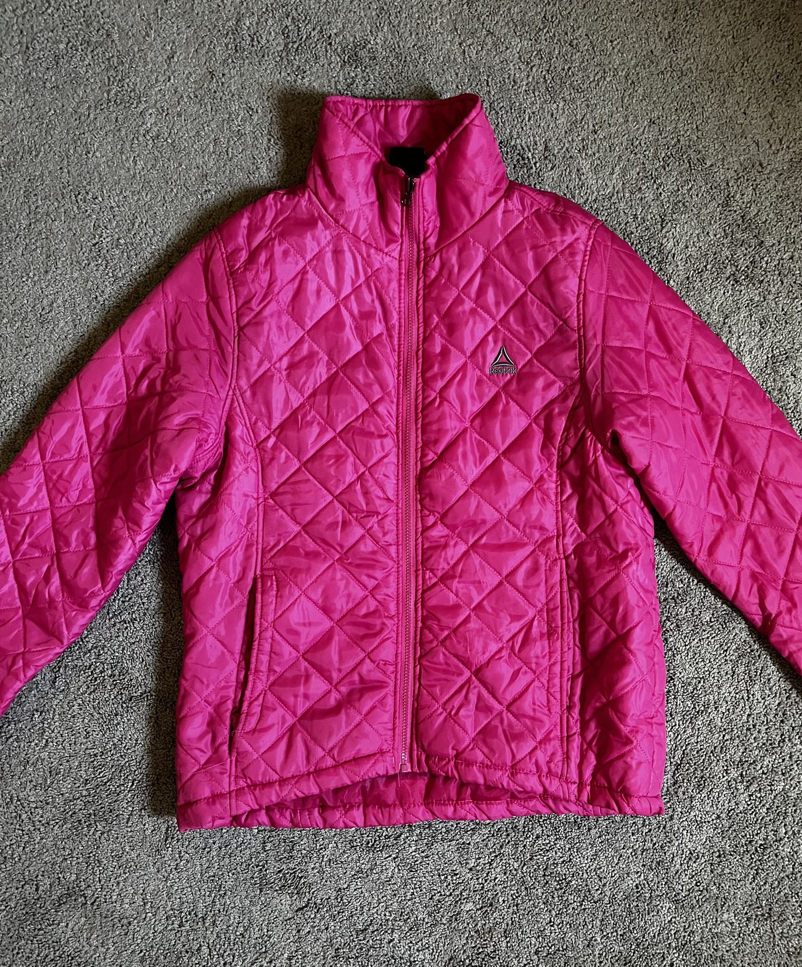 Pink Reebok Puffer Jacket 