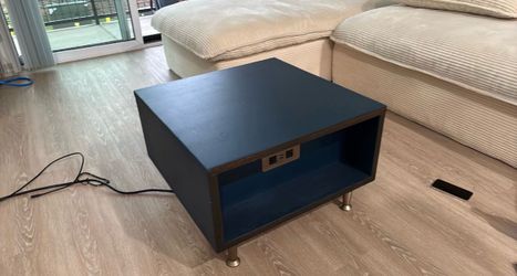 Deep blue coffee table