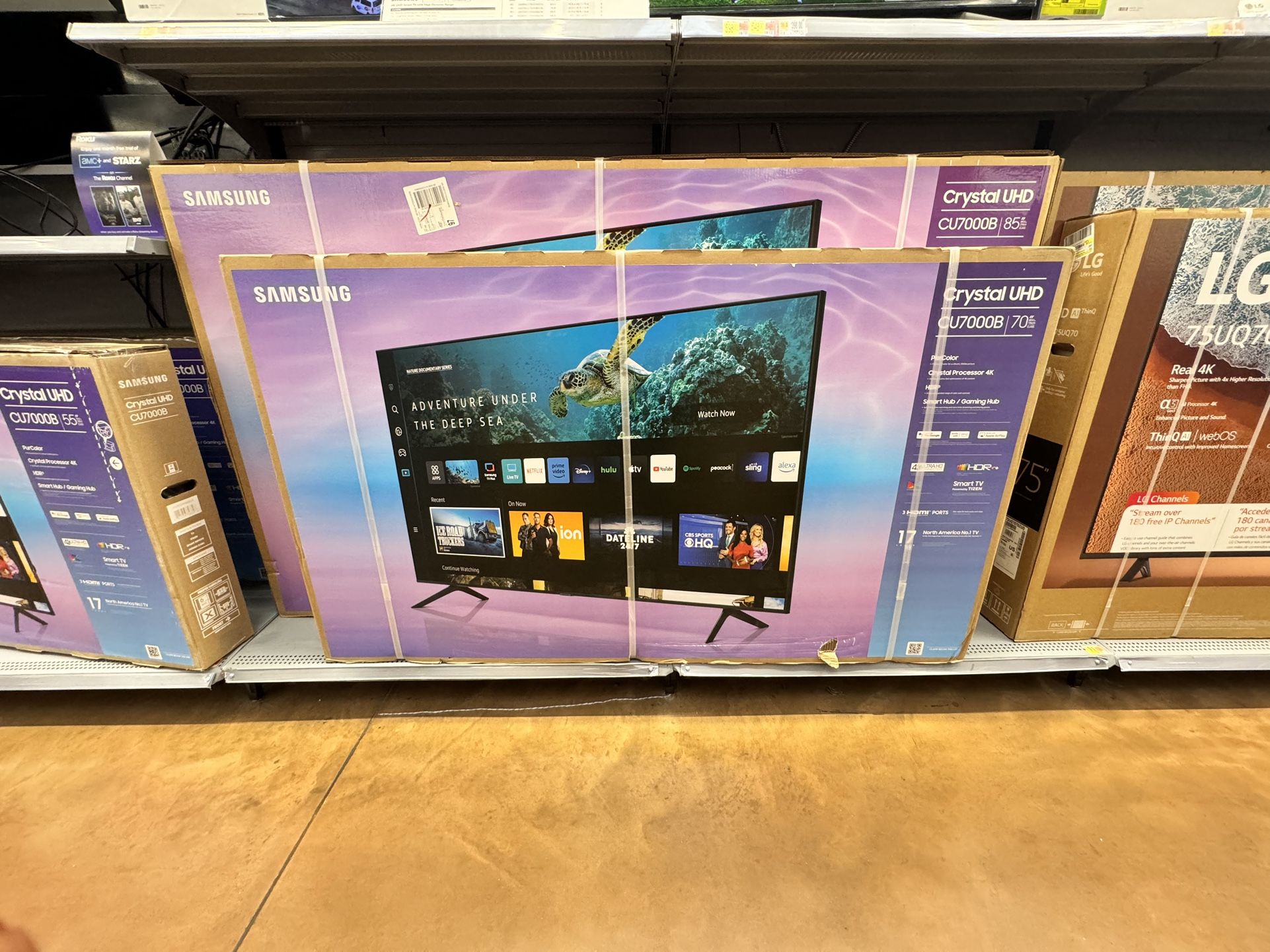 70” Samsung Smart 4K LED UHD Tv Electronics & Media