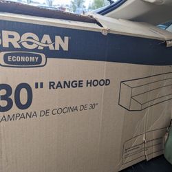 Broan 30" Range Hood (Brand New, Black)