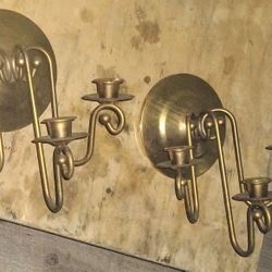 Brass Interior Design Candle Holders 