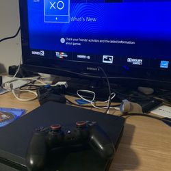 Ps4 Slim With One Controller And 2 Games 