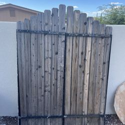 Gate.   49.5” Wide X 68” Double Gate. 