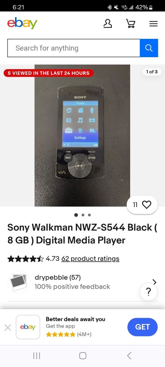 Sony Nwz Walkmay