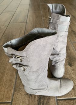 Grey Boots