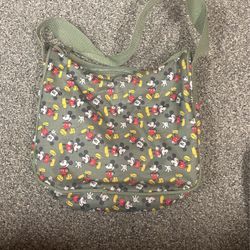 EUC Disney Mickey Mouse Nylon Medium Tote Bag
