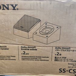 Sony 4" Dolby Atmos Enabled Elevation Speakers. New