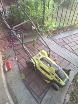 Ryobi electric lawn mower