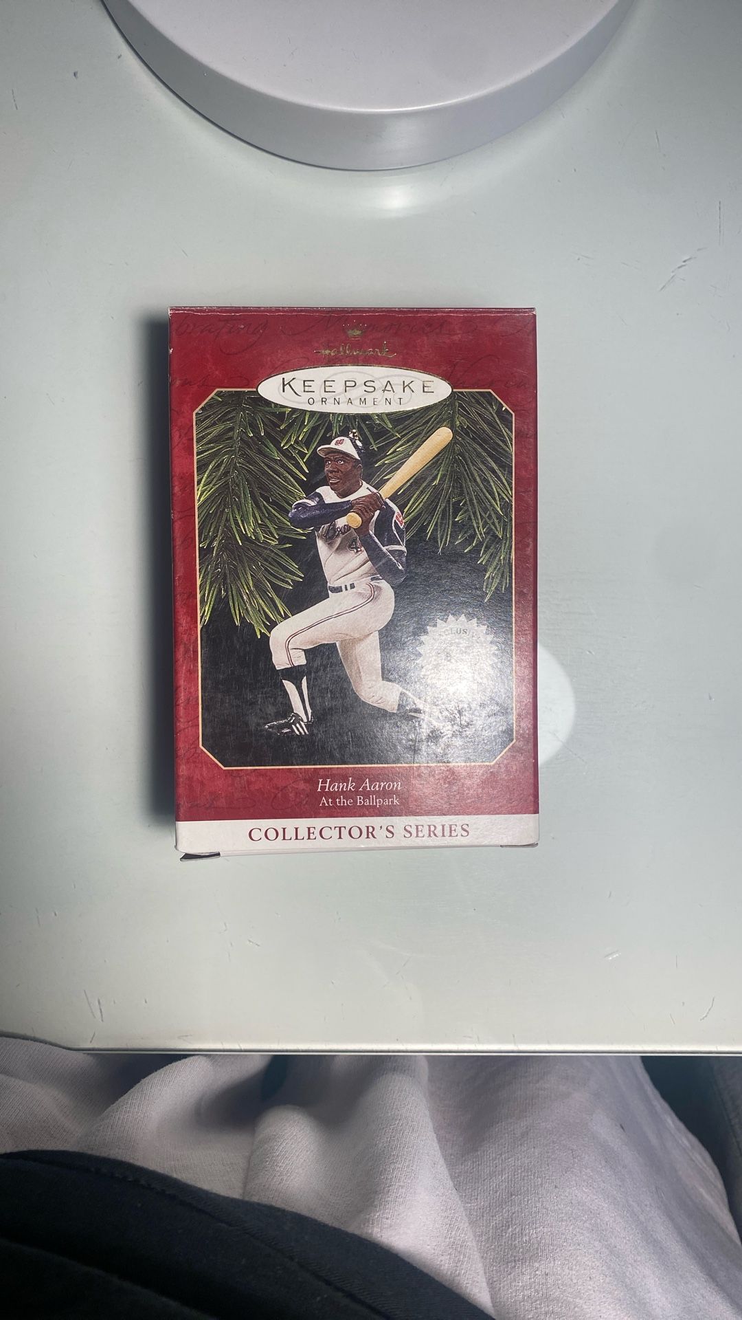 Hank Aaron Christmas Tree Ornament