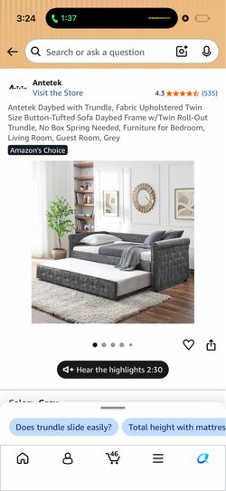 Daybed twin size