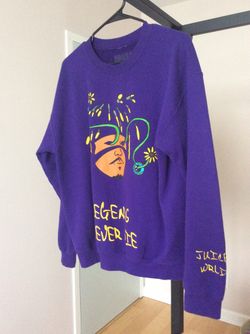 Juice Wrld Hoodie: Legends Never Die Purple Edition. 