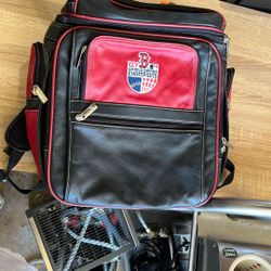 Boston Leather Backpack 
