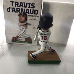New Atlanta Braves Travis d'Arnaud Silver Slugger Bobblehead 2021 SGA Fast Ship